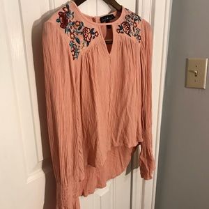 Pink Detailed Blouse